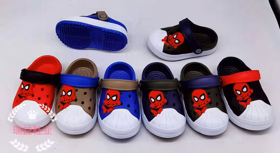 Children Garden Shoes Printing Garden Shoes Children&prime; S Clogs for Adults Kids Clogs Home Garden Slip on Water Shoes
