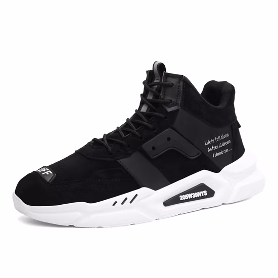 Tênis de basquete cano alto almofadado resistente ao desgaste Year of The Rabbit