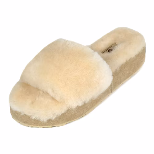 Chinelos de pele da moda por atacado de fábrica, chinelos de pele para casa quente